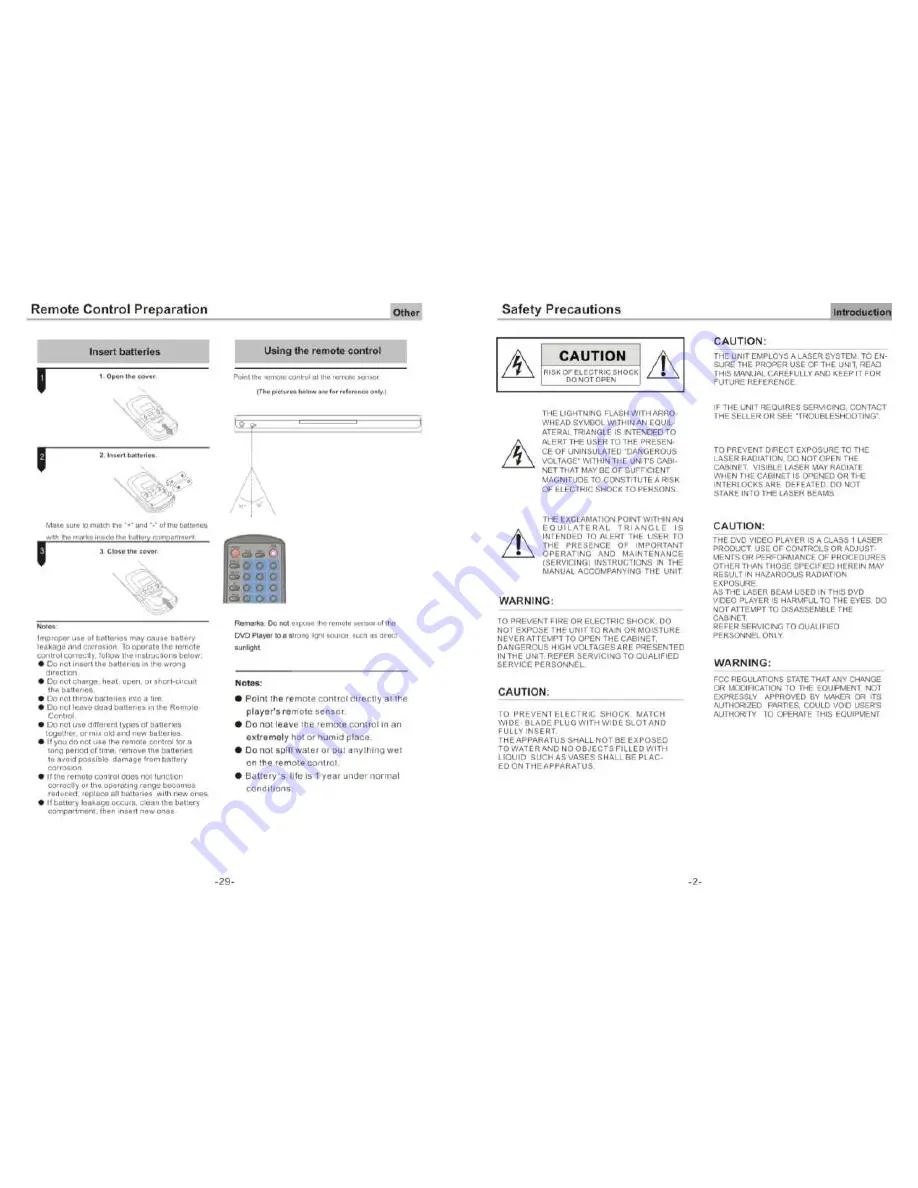 Palsonic DVD2080HD User Manual Download Page 3