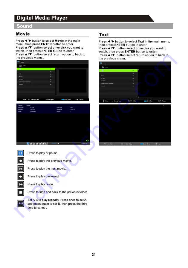 Palsonic PT3235SB Owner'S Manual Download Page 22