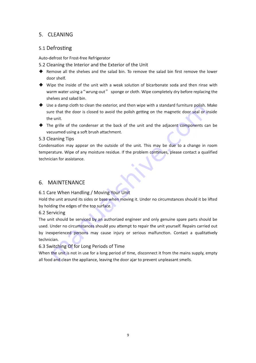 Palsonic PW172SFZ User Manual Download Page 11