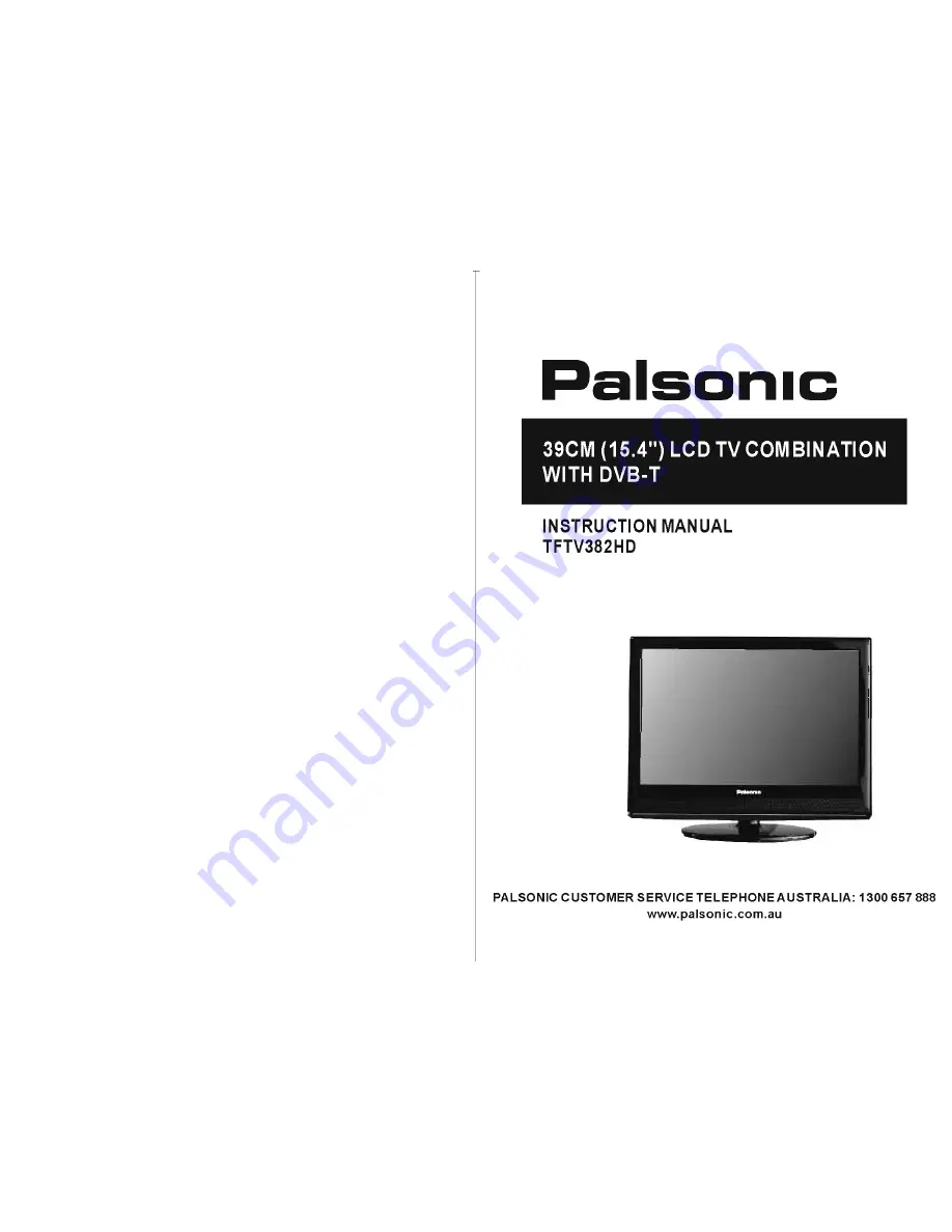 Palsonic TFTV382HD Instruction Manual Download Page 1