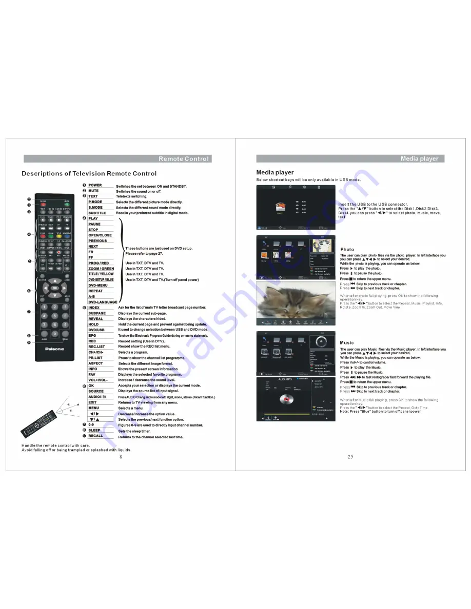 Palsonic TFTV3842DTR Manual Download Page 1