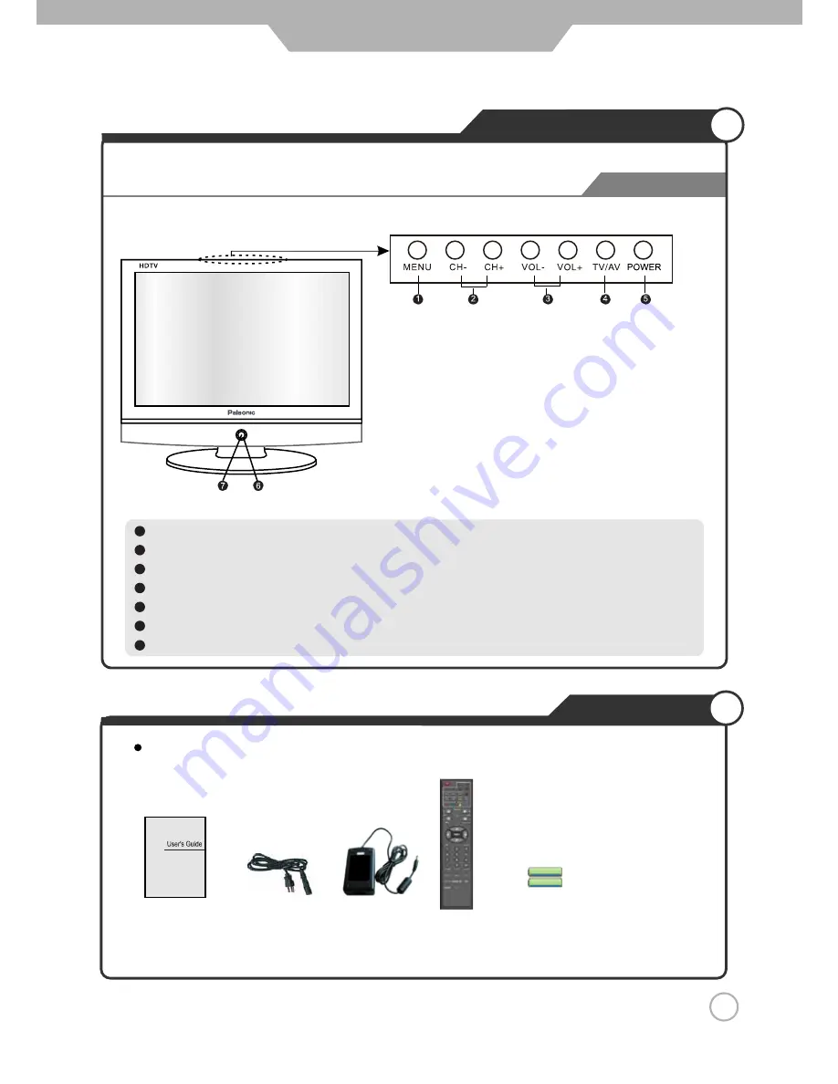 Palsonic TFTV384HD Instruction Manual Download Page 8