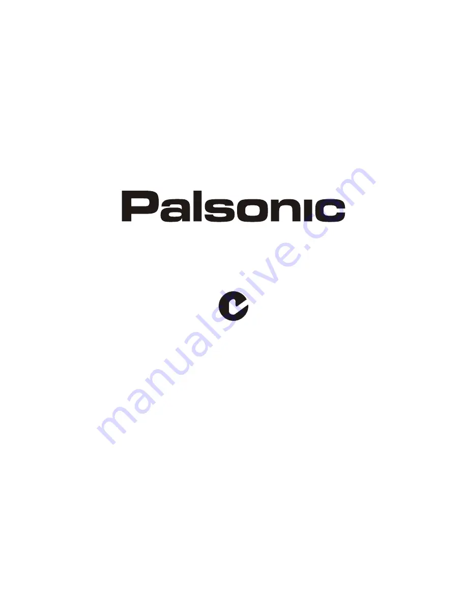 Palsonic TFTV421080HD Скачать руководство пользователя страница 1