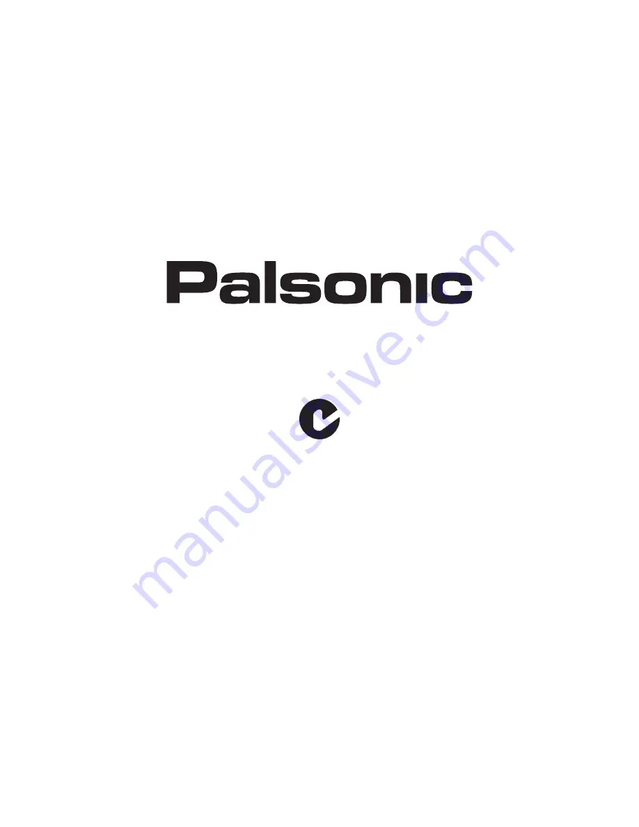 Palsonic TFTV551FHD Owner'S Manual Download Page 1