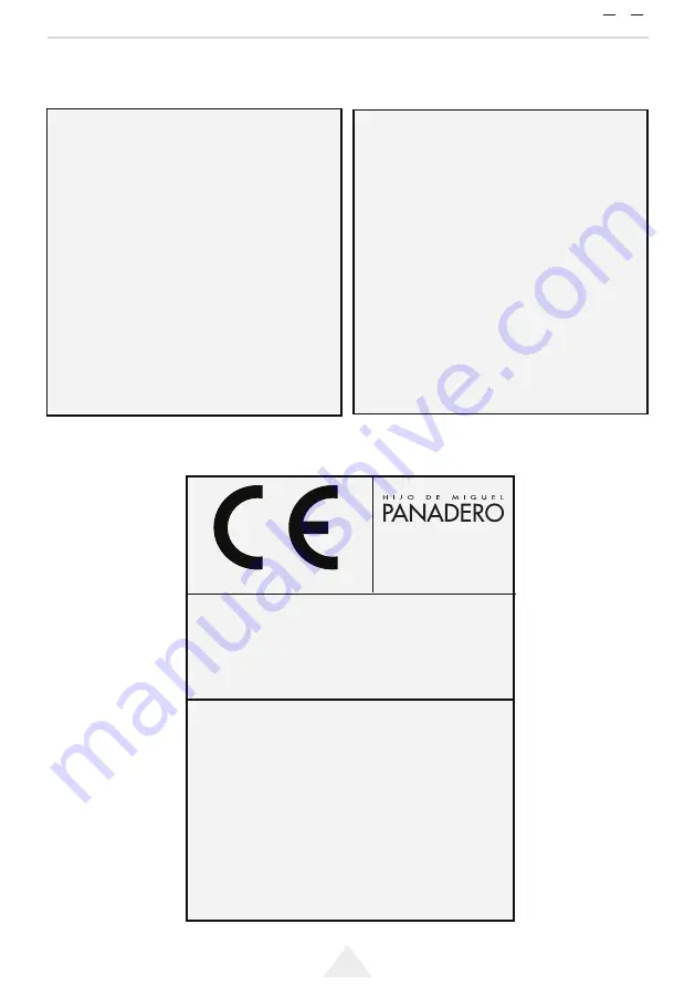 Panadero C-720-S Usage And Maintenance Instructions Download Page 28