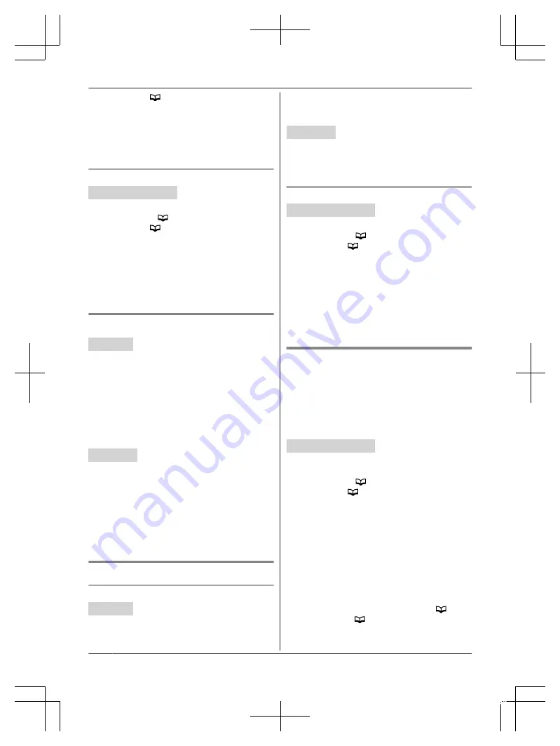 Panasonic 2-LINE KX-TG9551 Series Operating Instructions Manual Download Page 34