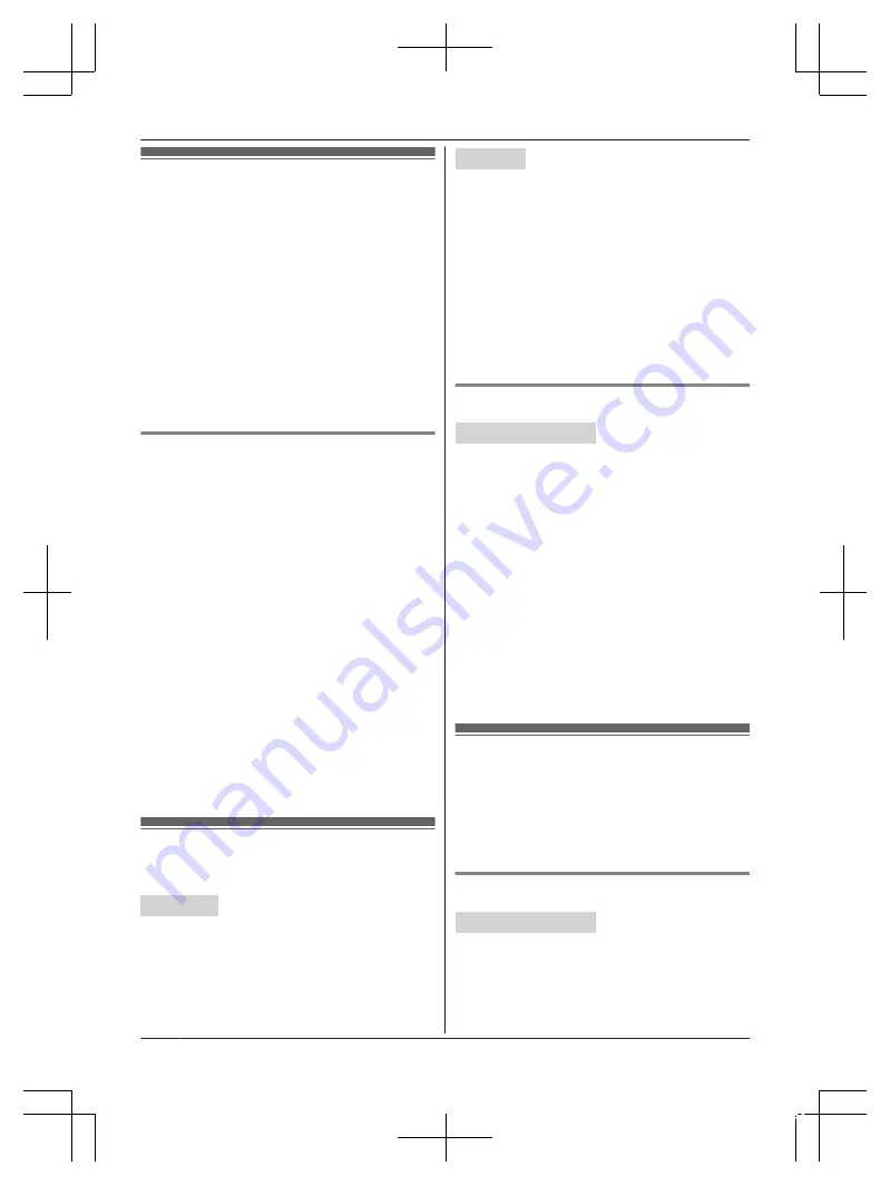 Panasonic 2-LINE KX-TG9551 Series Operating Instructions Manual Download Page 54