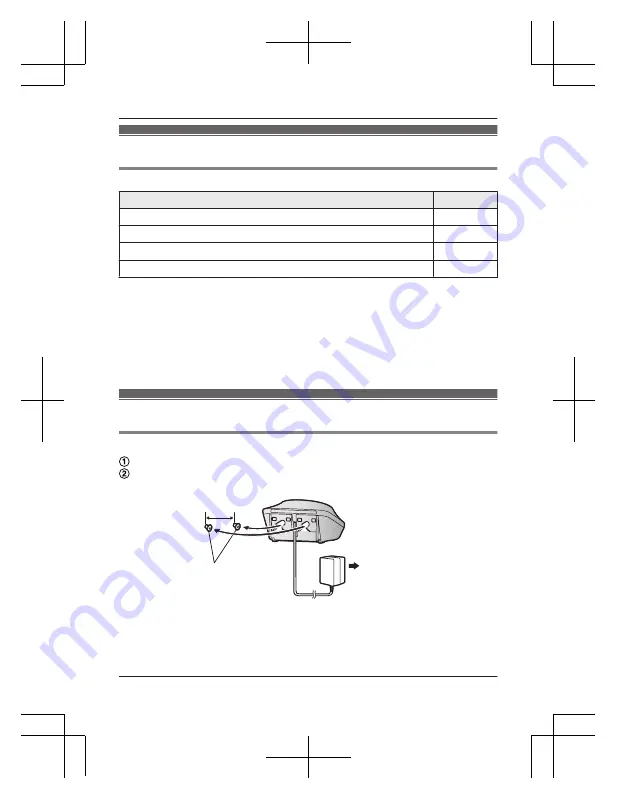 Panasonic 2LINE KX-TGA950C Installation Manual Download Page 2