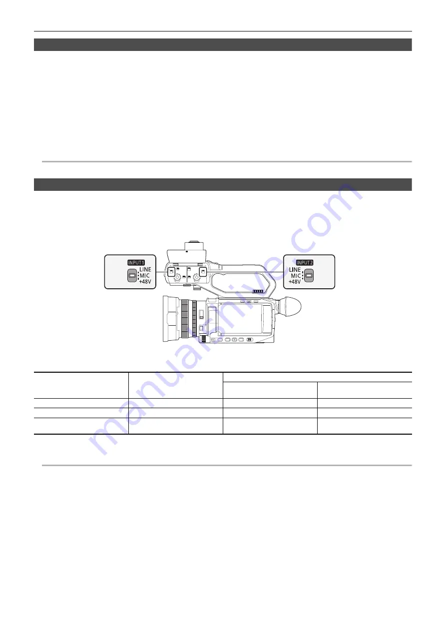 Panasonic AG-CX6 Operating Instructions Manual Download Page 126