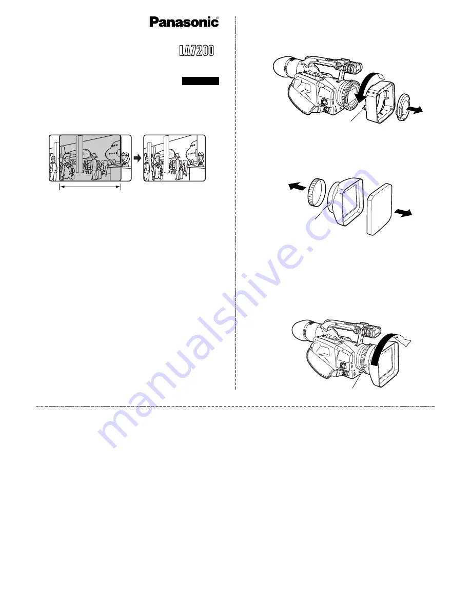 Panasonic AG-LA7200G Operating	 Instruction Download Page 2