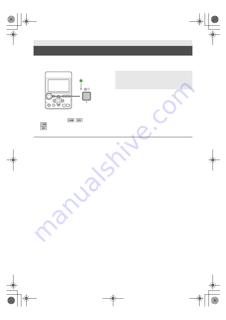 Panasonic AG-UMR20P Basic Operating Instructions Manual Download Page 44