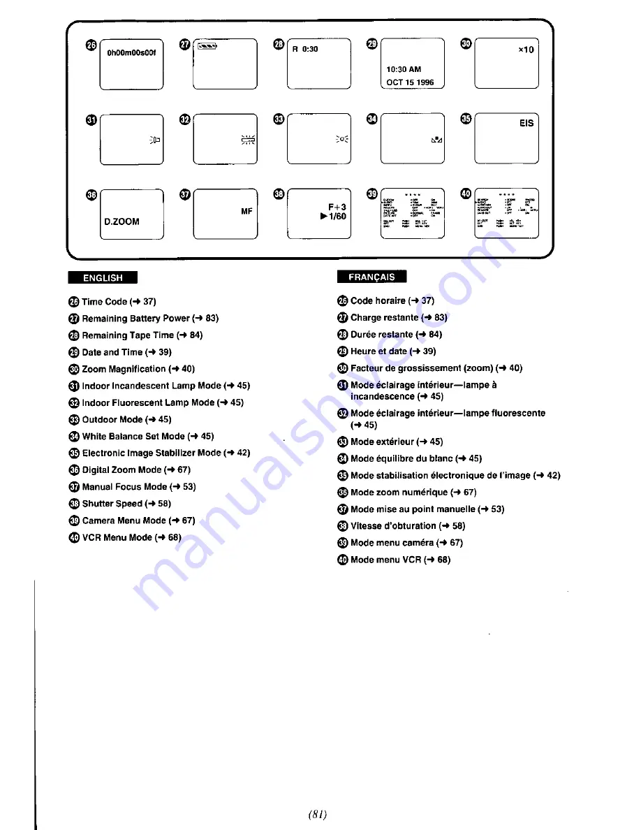 Panasonic AGEZ1 - DVC Operating Instructions Manual Download Page 81