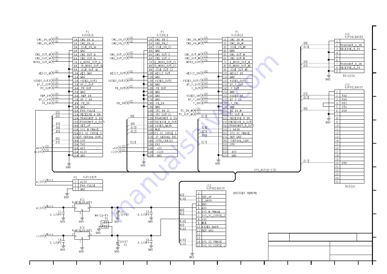 Panasonic AJ-D455P Скачать руководство пользователя страница 599