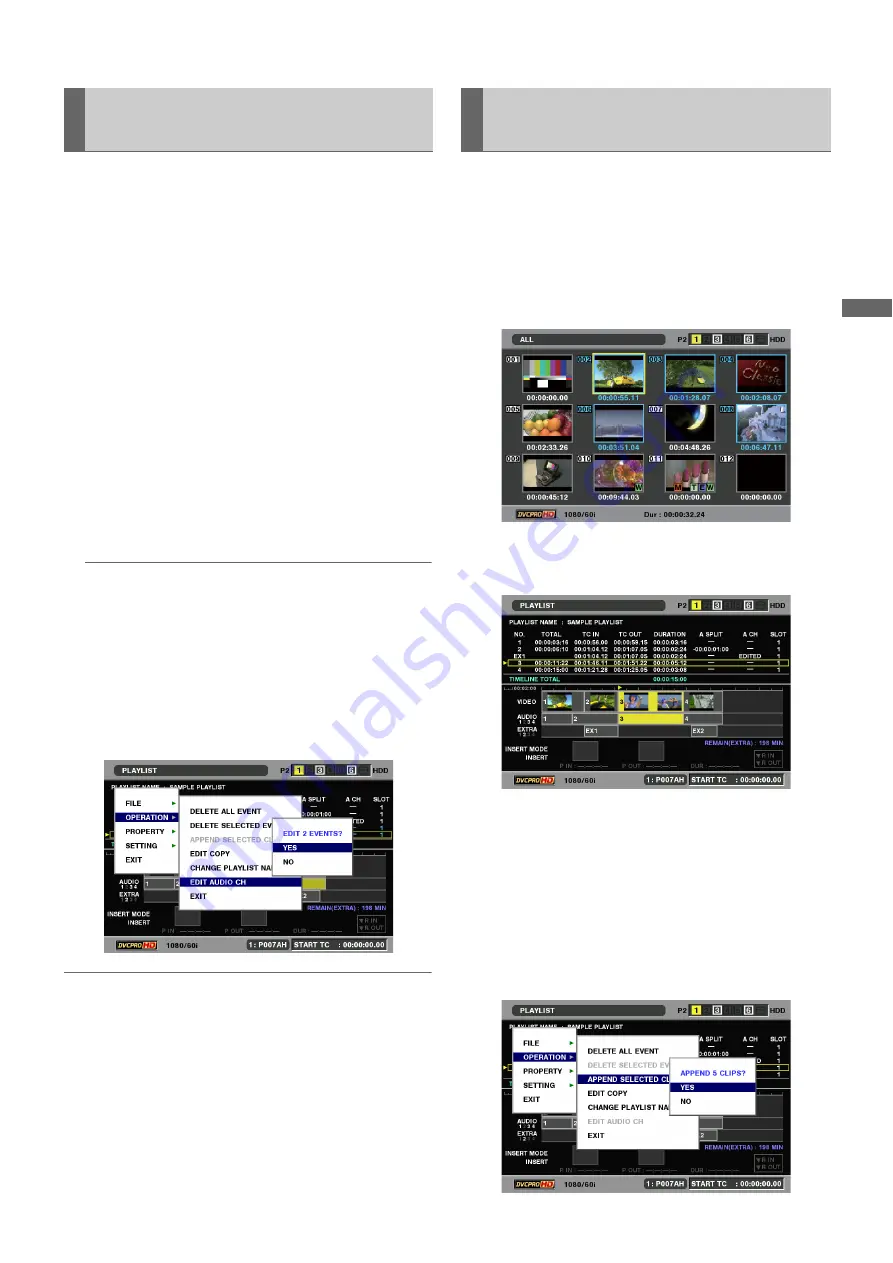 Panasonic AJ-HPM100P Operating Instructions Manual Download Page 69