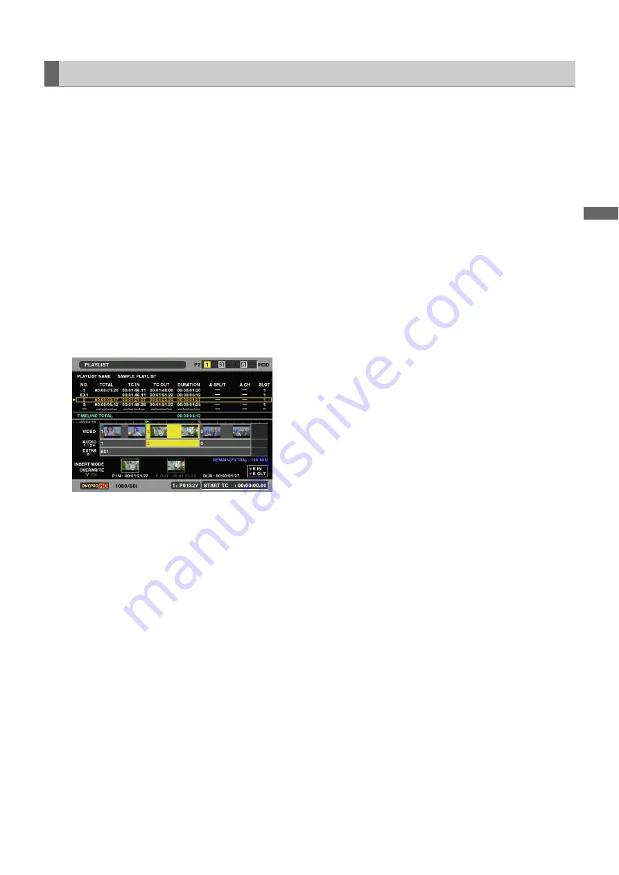 Panasonic AJ-HPM100P Operating Instructions Manual Download Page 83