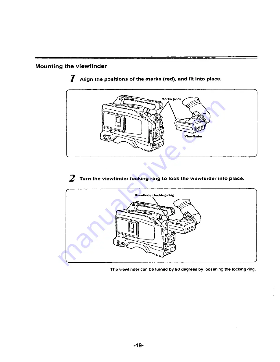 Panasonic AJD215 - DVCPRO CAMCORDER Operating Instructions Manual Download Page 21