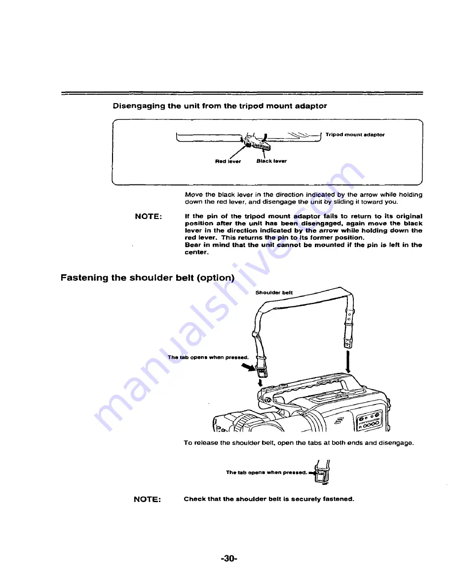 Panasonic AJD215 - DVCPRO CAMCORDER Operating Instructions Manual Download Page 32