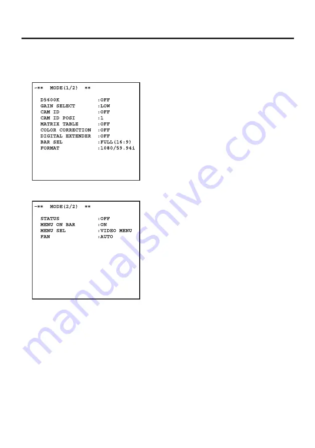 Panasonic AK-HC1800G Operating	 Instruction Download Page 446