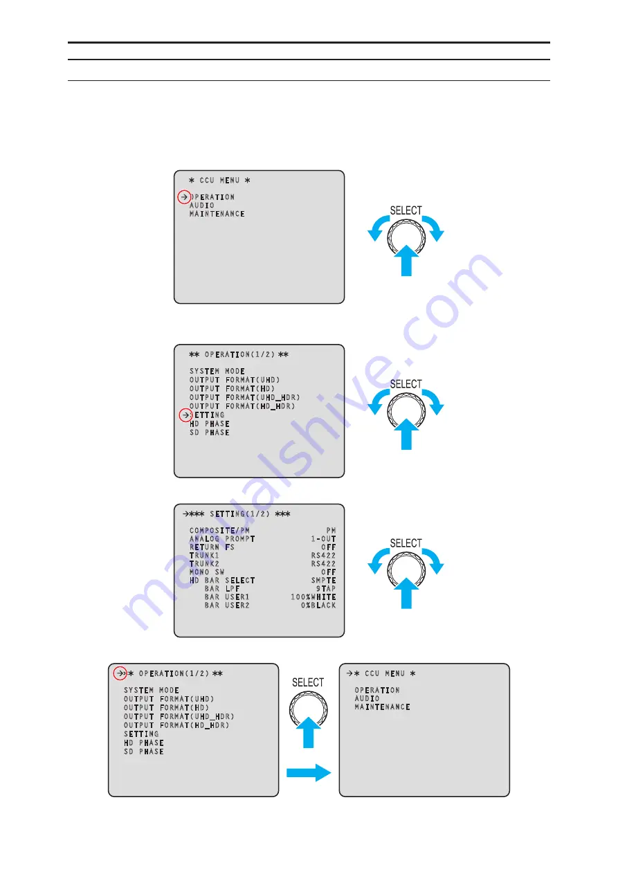 Panasonic AK-UCU600P Operating Instructions Manual Download Page 42