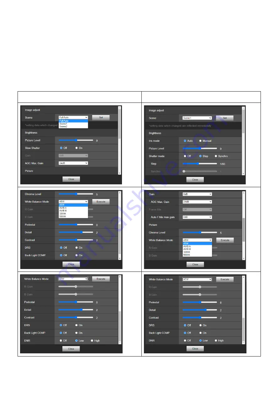 Panasonic AW-HE20KP Operating	 Instruction Download Page 83