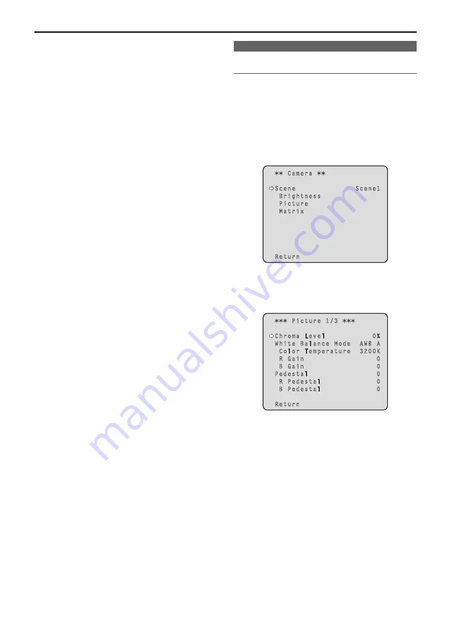 Panasonic AW-HN130WPC Operating Instructions Manual Download Page 32