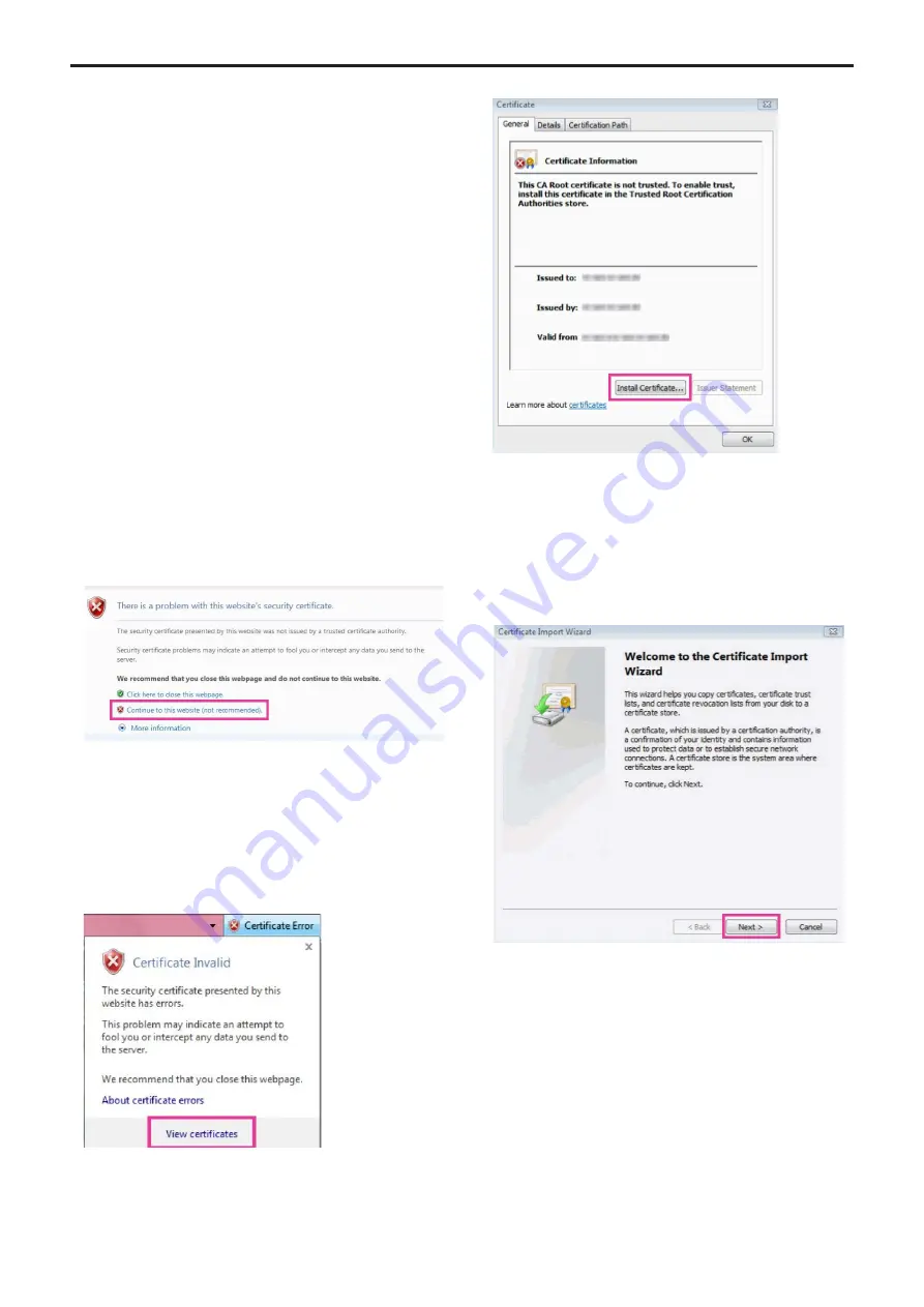 Panasonic AW-HN130WPC Operating Instructions Manual Download Page 99