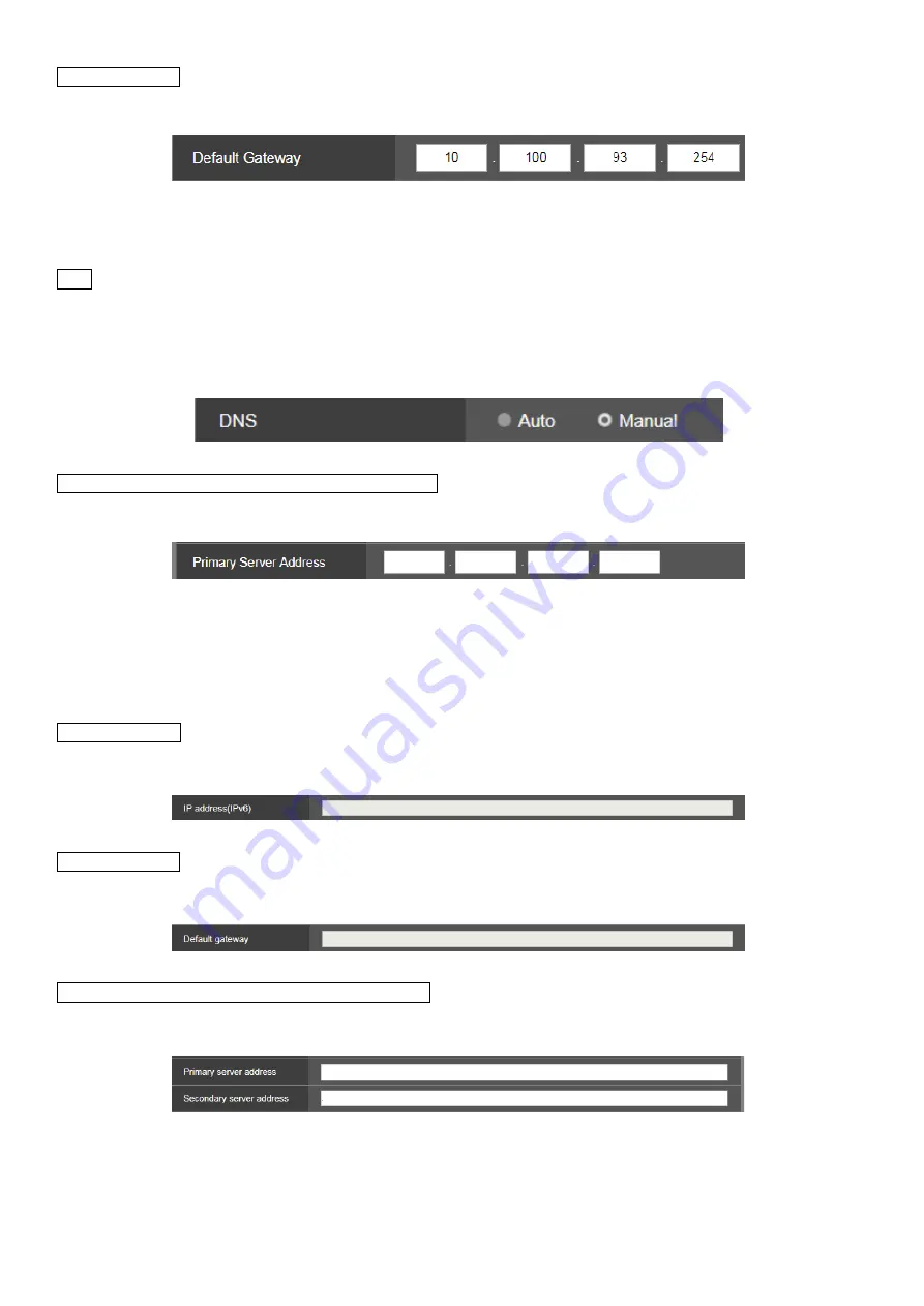 Panasonic AW-UE4 Series Operating Instructions Manual Download Page 68