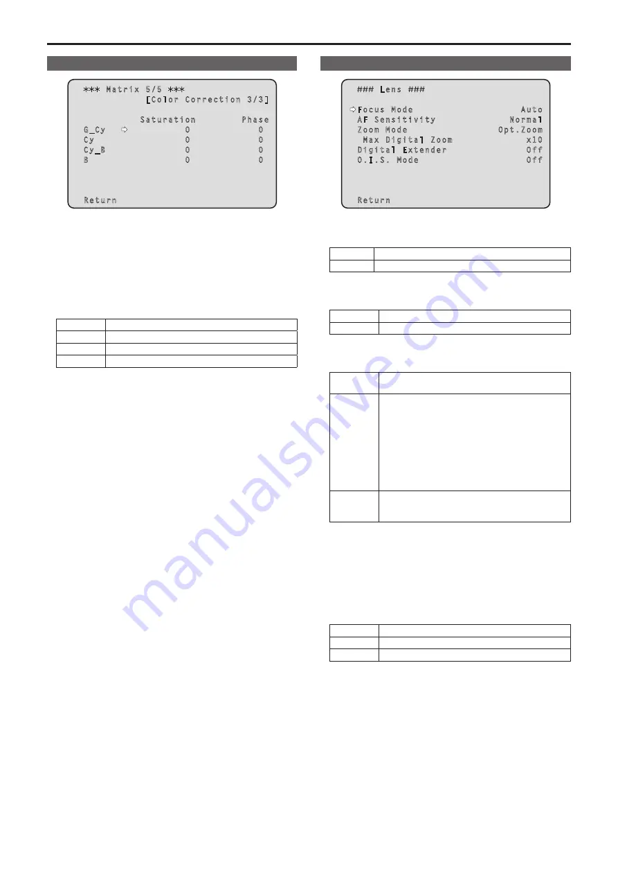 Panasonic AW-UE50WP Operating Instructions Manual Download Page 53