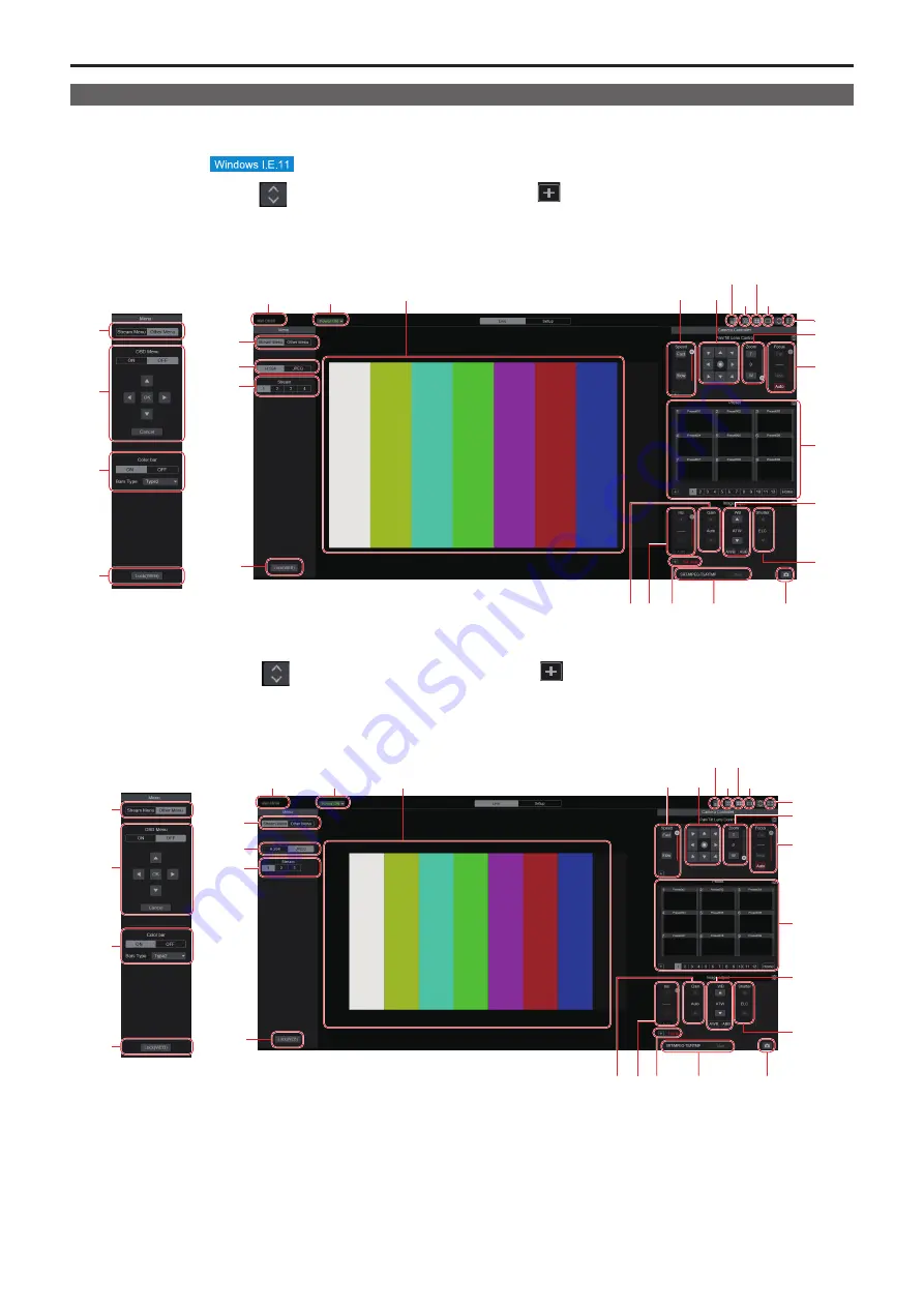 Panasonic AW-UE50WP Operating Instructions Manual Download Page 76