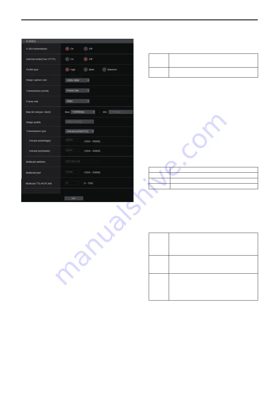 Panasonic AW-UE50WP Operating Instructions Manual Download Page 91