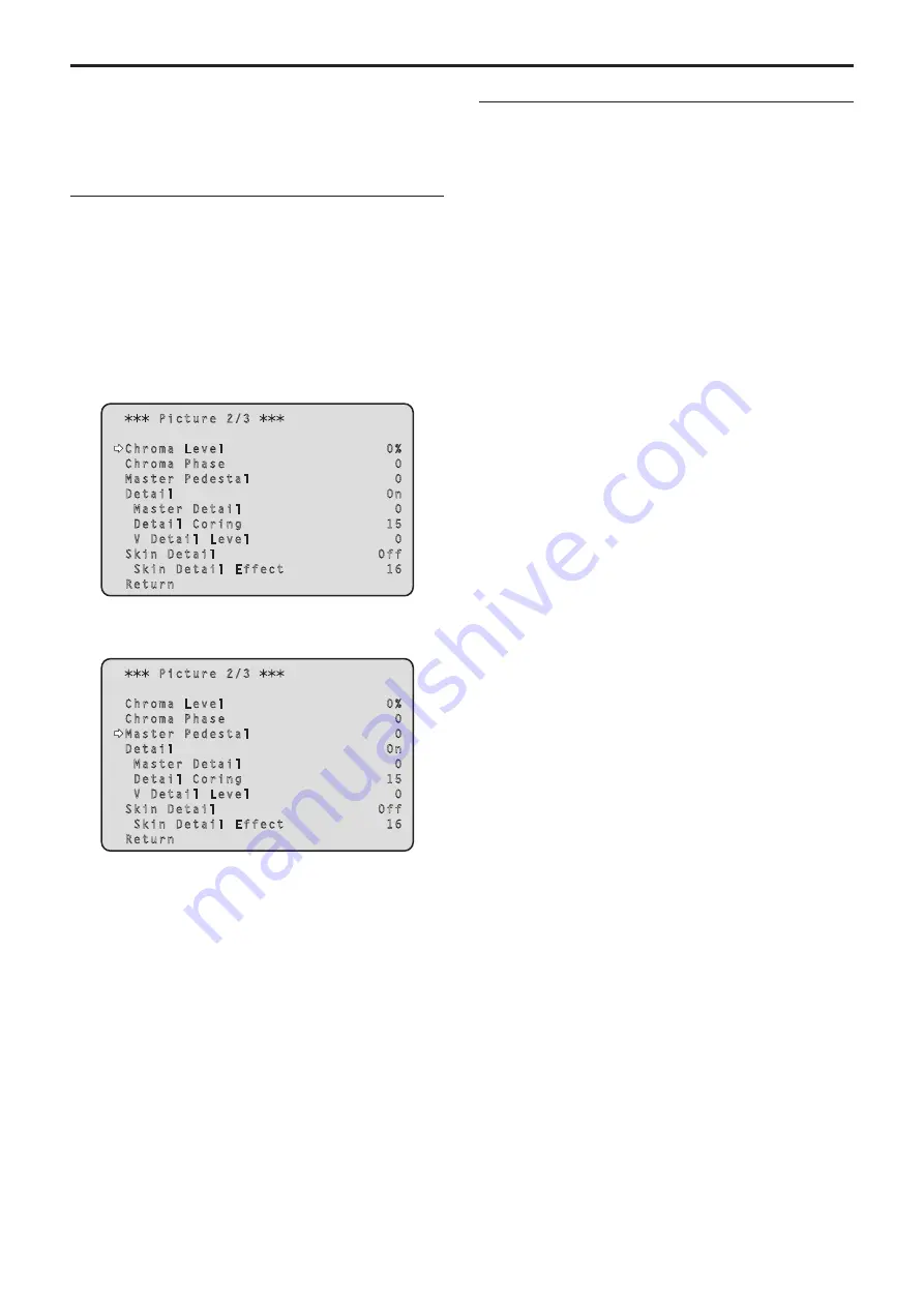 Panasonic AW-UE80WP Operating Instructions Manual Download Page 43