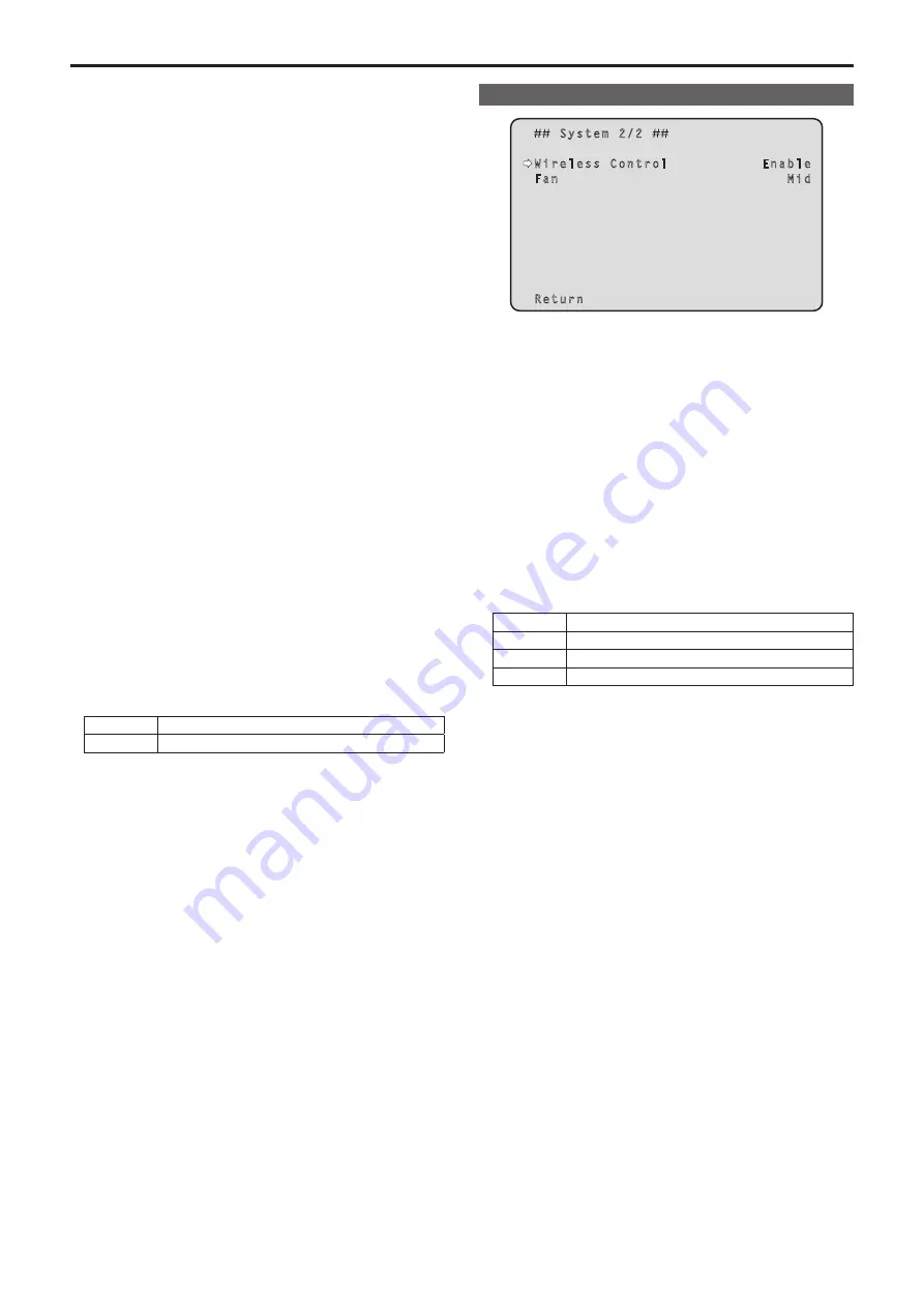 Panasonic AW-UE80WP Operating Instructions Manual Download Page 57