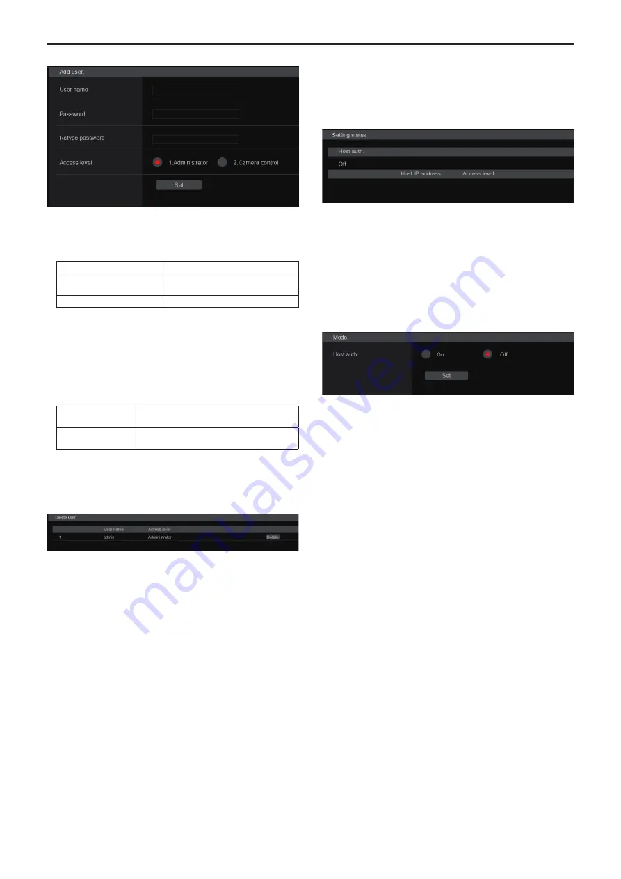 Panasonic AW-UE80WP Operating Instructions Manual Download Page 125