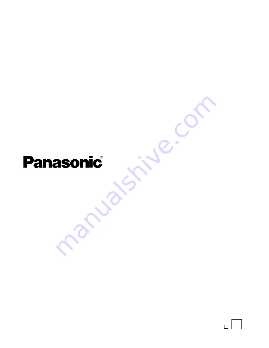 Panasonic AWRC400N - PAN/TITLT HEAD Operating Instructions Manual Download Page 64