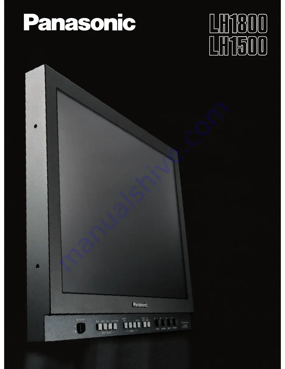 Panasonic BTLH1800 - LCD HD MONITOR Specifications Download Page 1