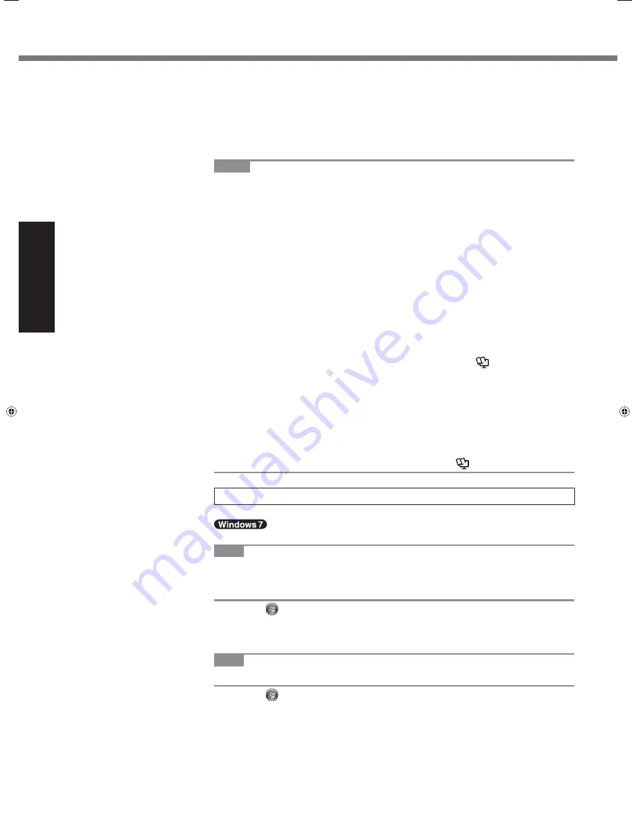 Panasonic CF-19KDRSX6M - CORE2 SU9300 1.2GHZ10.4DTXGA Operating Instructions Manual Download Page 18