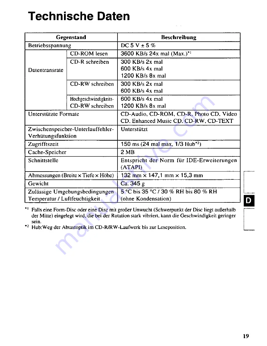 Panasonic CF-VCW722W Operating Instructions Manual Download Page 19