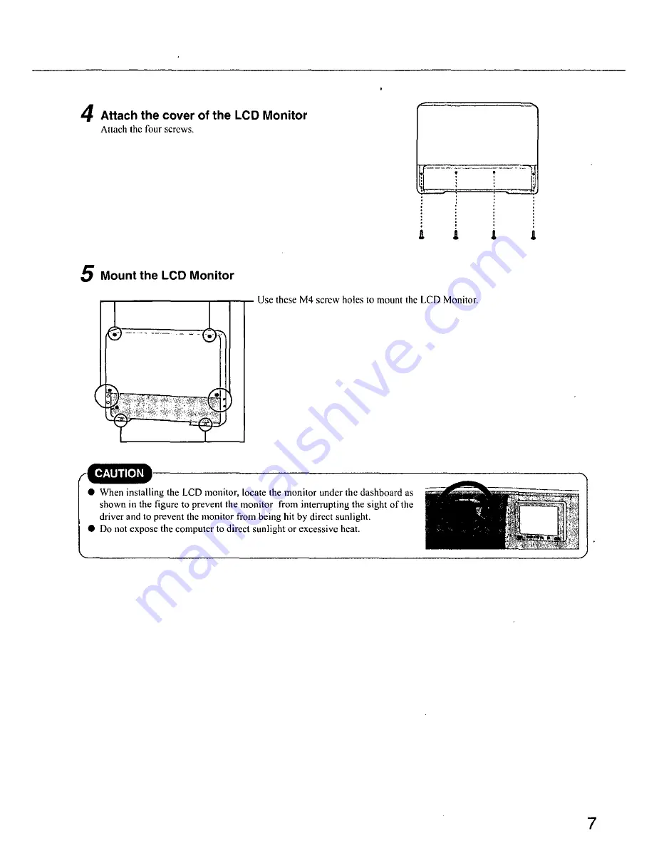 Panasonic CFVDL01W - LCD MONITOR Скачать руководство пользователя страница 7