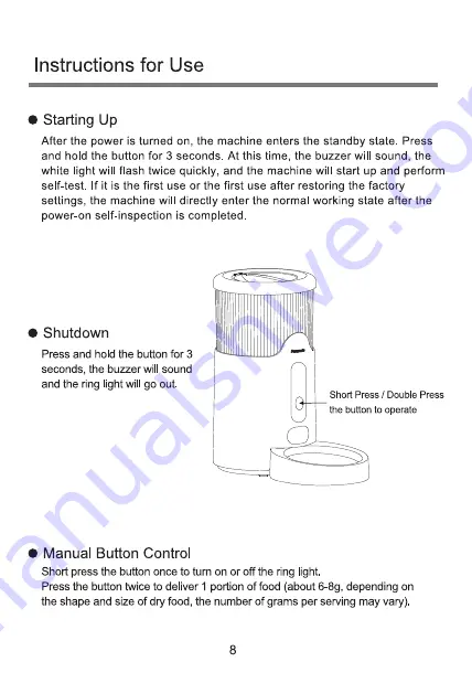 Panasonic CP-JNF01 User Manual Download Page 8