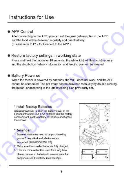 Panasonic CP-JNF01 User Manual Download Page 9