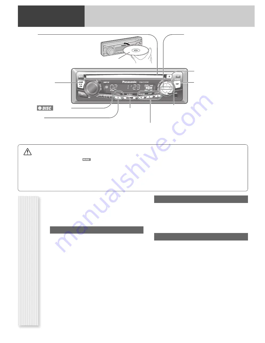 Panasonic CQ-C1333C Скачать руководство пользователя страница 43