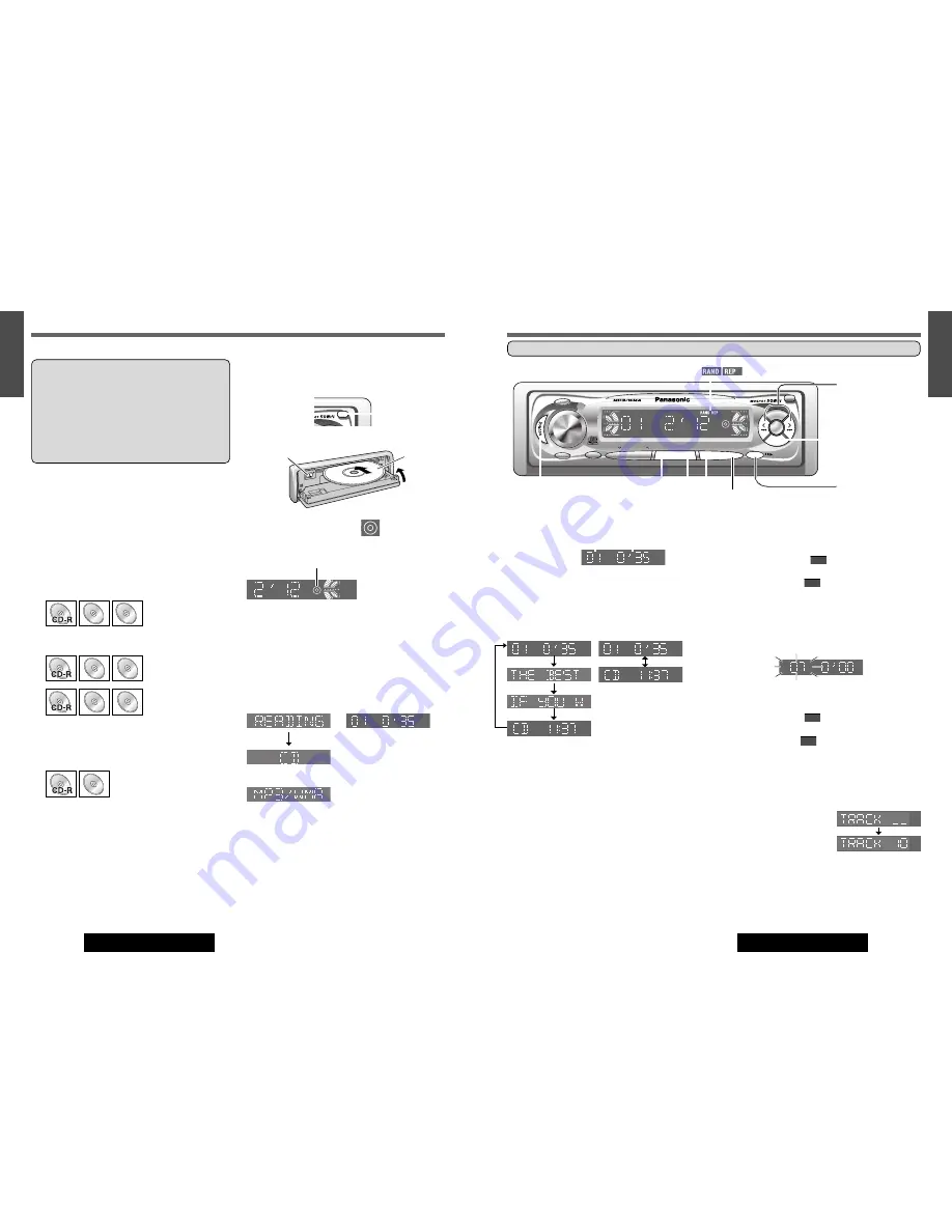 Panasonic CQ-C3400W Operating Instructions Manual Download Page 4