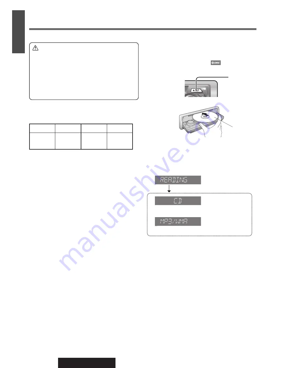 Panasonic CQ-C5403W Operating Instructions Manual Download Page 13