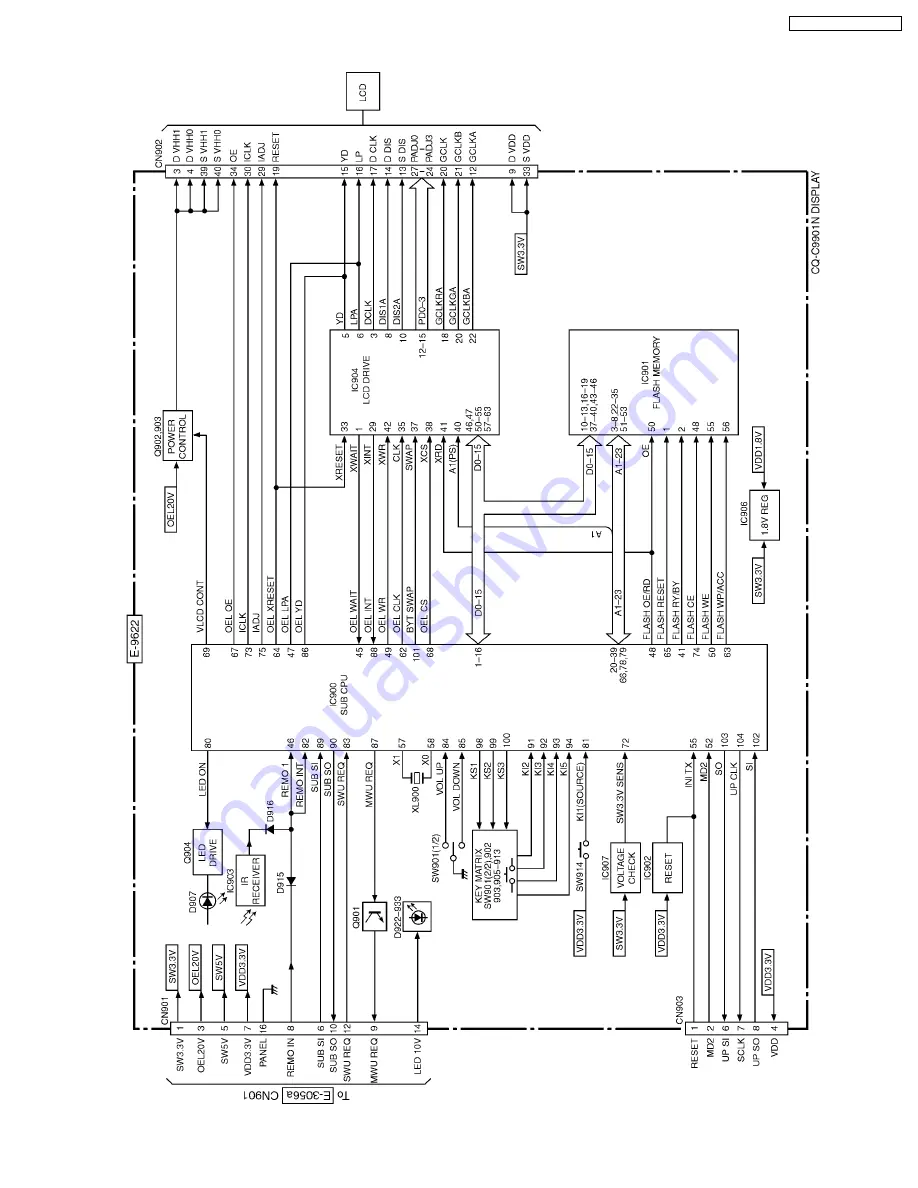 Panasonic CQ-C9901N Service Manual Download Page 9