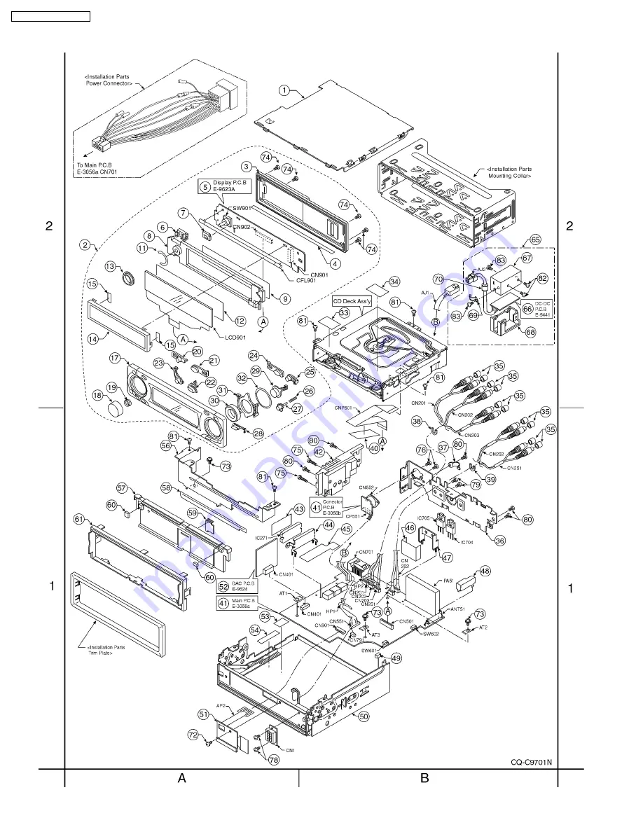 Panasonic CQ-C9901N Скачать руководство пользователя страница 44