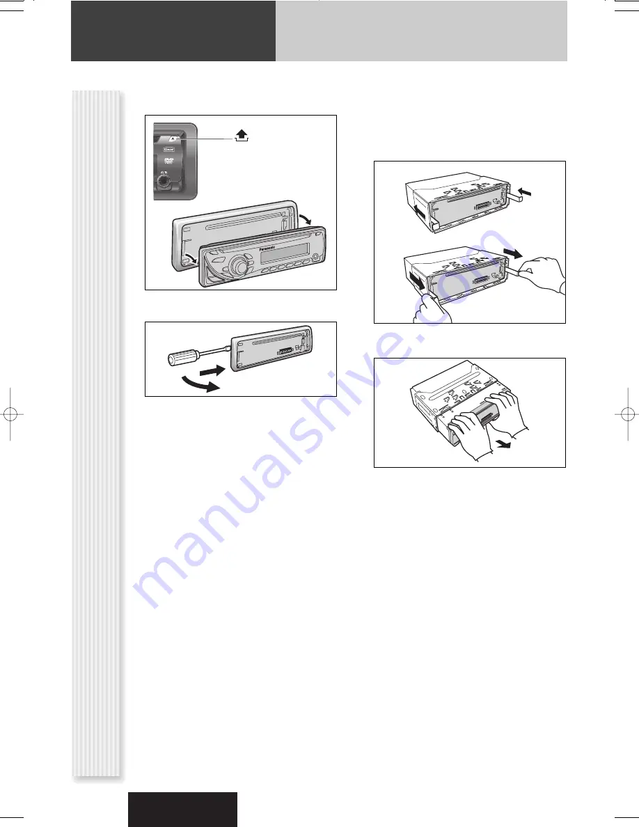 Panasonic CQ-DX100W Installation Instructions Manual Download Page 4