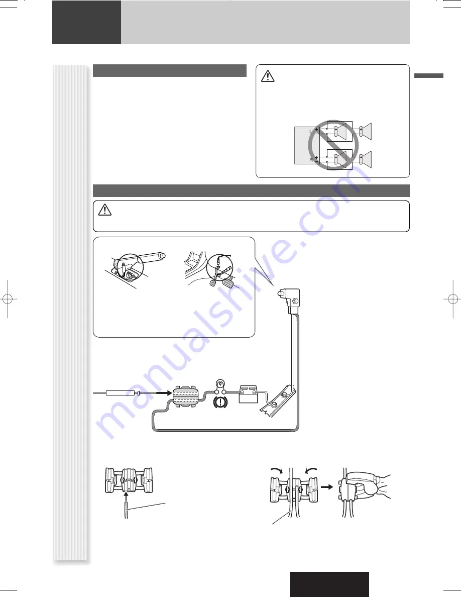 Panasonic CQ-DX100W Installation Instructions Manual Download Page 5