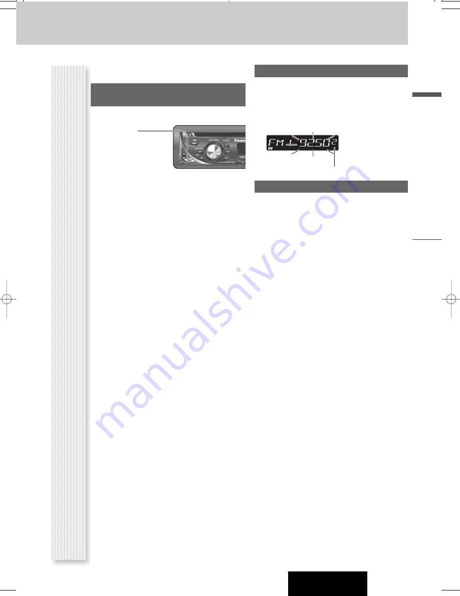 Panasonic CQ-DX100W Manual Download Page 19