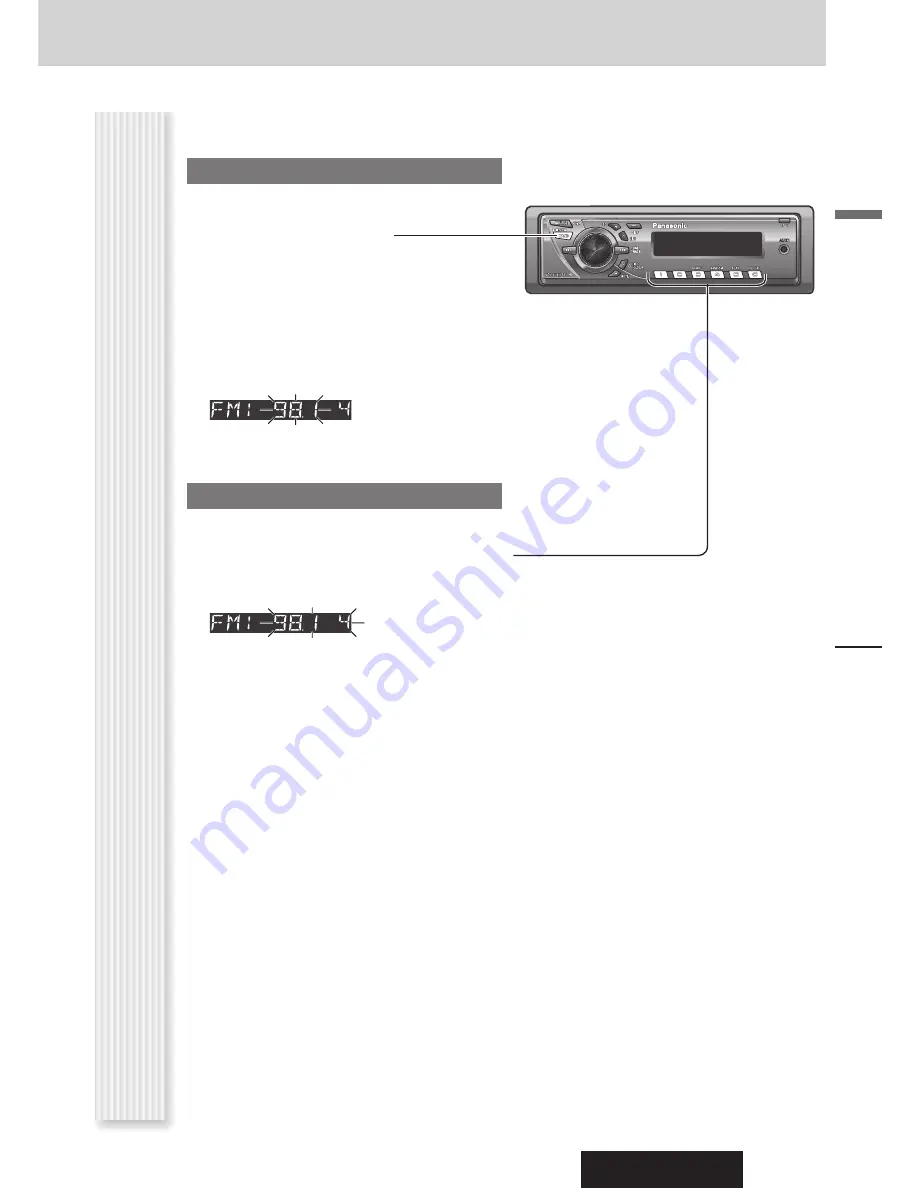 Panasonic CQC300U - 50Wx4 iPod-Ready Multi-Format Car Audio... Operating Instructions Manual Download Page 71