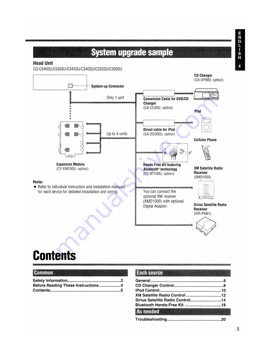 Panasonic CQC3433U - AUTO RADIO/CD DECK Скачать руководство пользователя страница 43